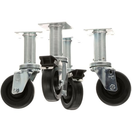 Pitco Casters, 4Wheel, 9Lift, 4 Pk For - Part# Ptb3901504 PTB3901504